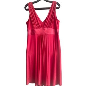 Jones Wear Red Sleeves Cocktail/Formal Dress. Size 16. EUC!